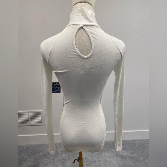 Free People Cream Turtleneck Bodysuit - Picture 2 of 5